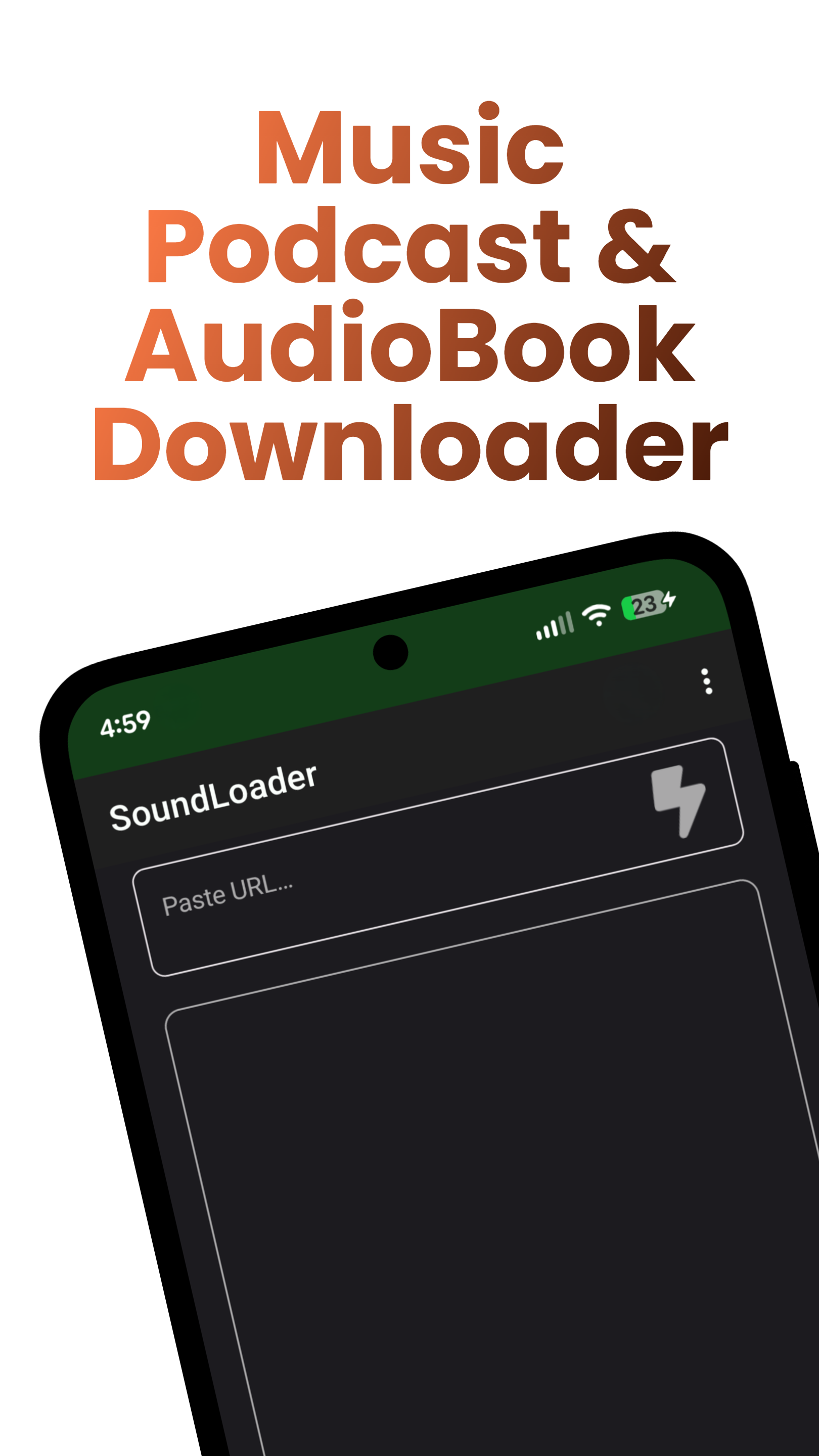 اسکرین شات 1 برنامه SoundLoader: MP3 Downloader