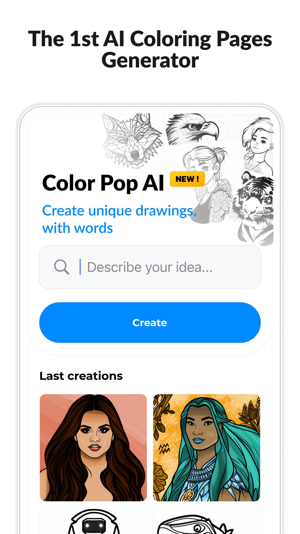 اسکرین شات 4 برنامه Color Pop - Fun Coloring Games