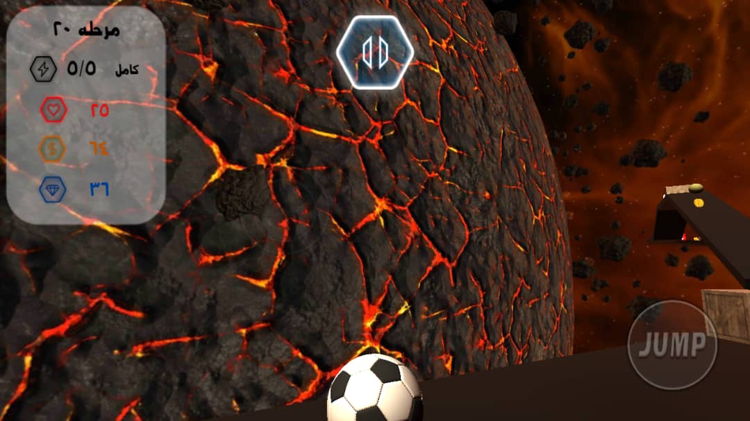 اسکرین شات 6 بازی توپ فضایی