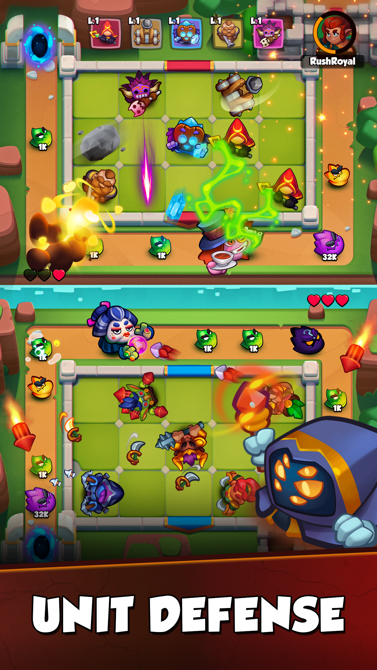 اسکرین شات 4 بازی Rush Royale: Merge Games Tower