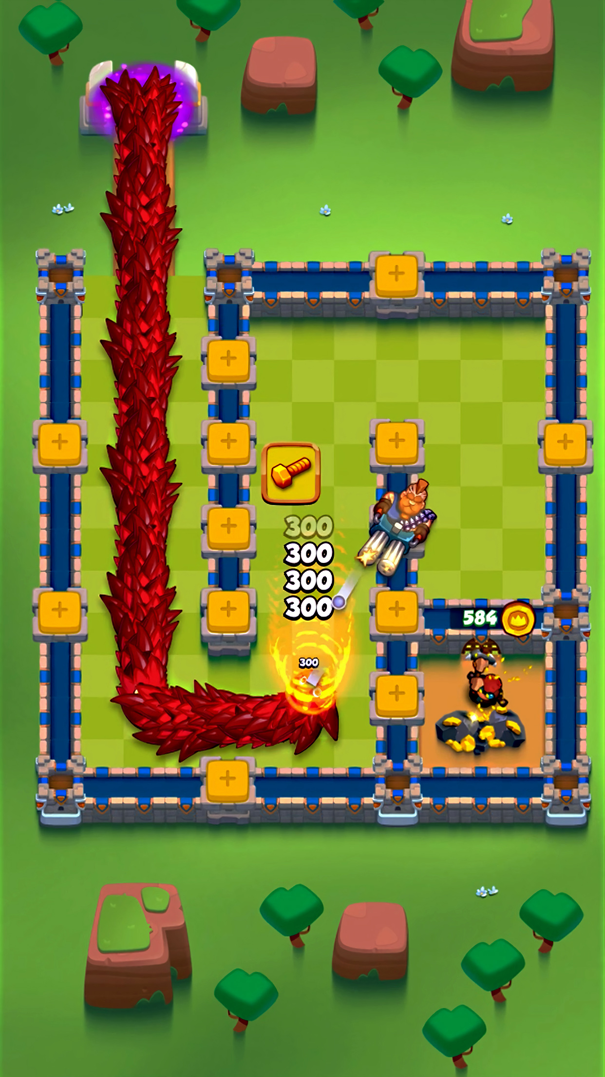 اسکرین شات 6 بازی Rush Royale: Merge Games Tower