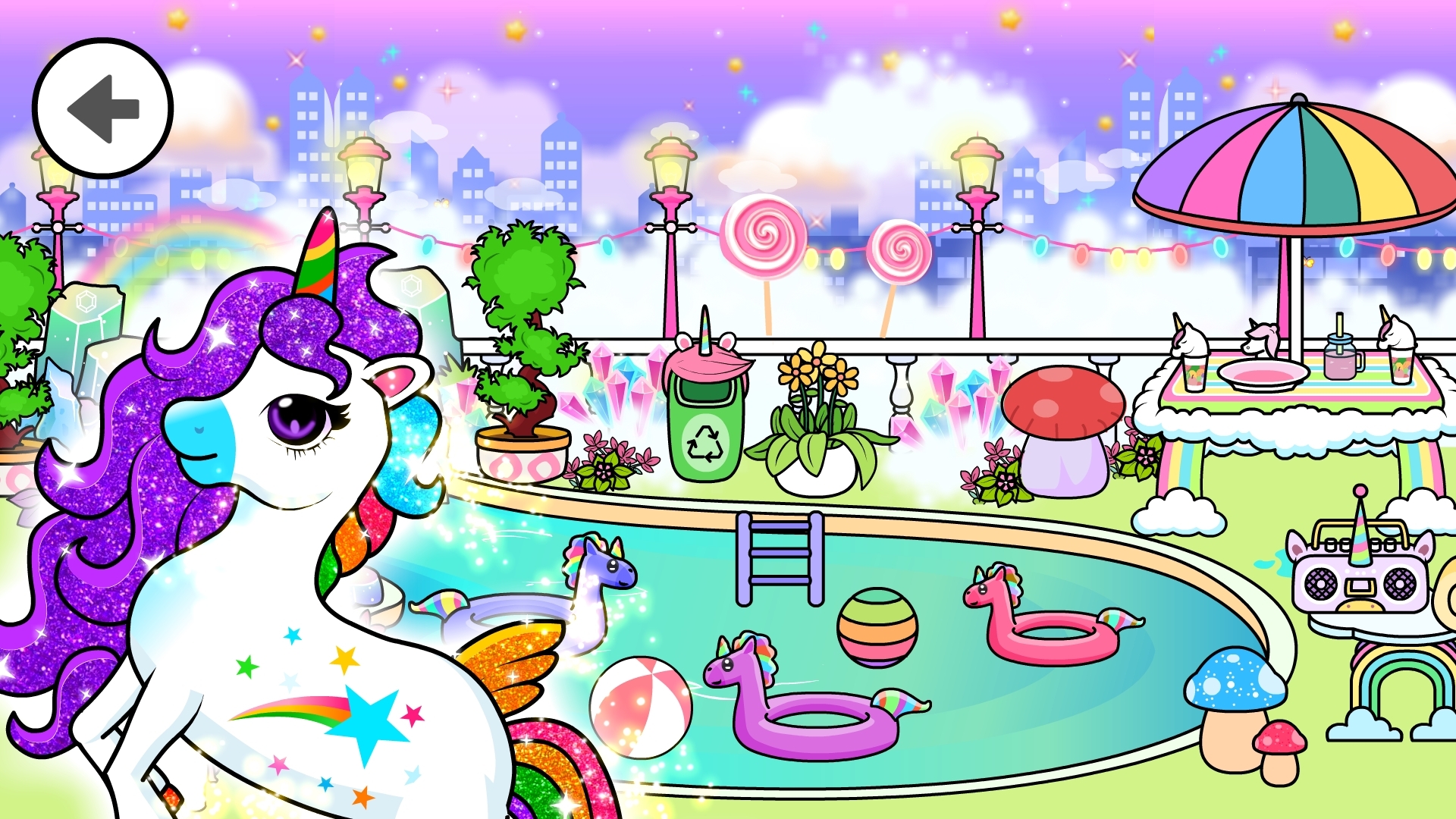 اسکرین شات 8 بازی Tizi Town Home Decoration Game