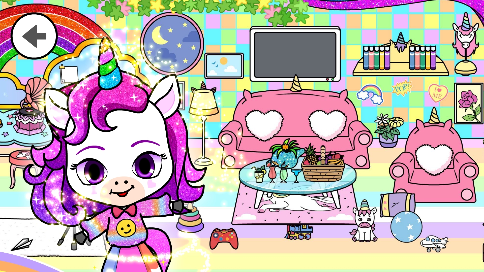 اسکرین شات 1 بازی Tizi Town Home Decoration Game