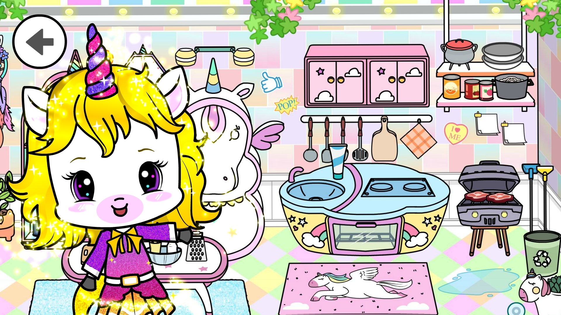 اسکرین شات 6 بازی Tizi Town Home Decoration Game