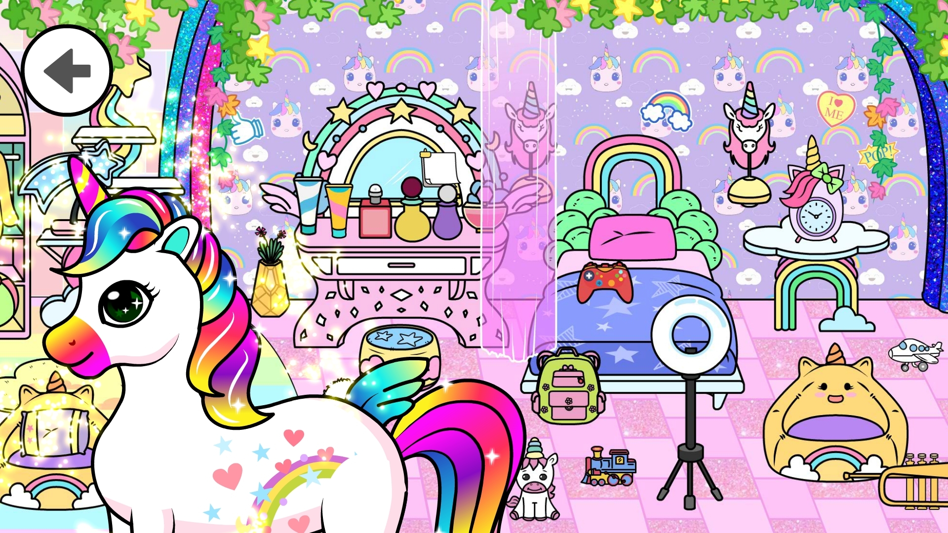 اسکرین شات 5 بازی Tizi Town Home Decoration Game