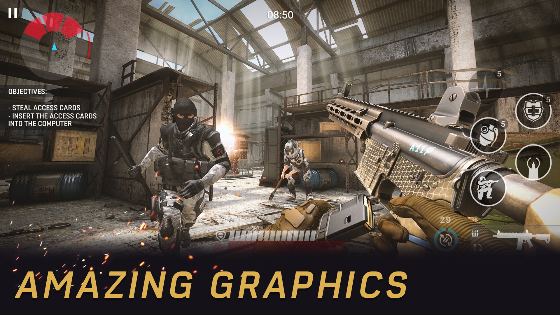 اسکرین شات 5 بازی Warface GO: FPS shooting games