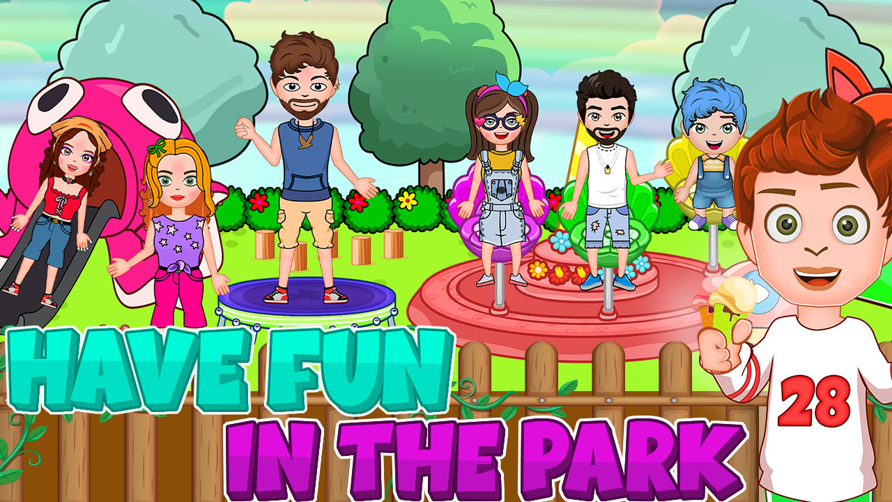 اسکرین شات 6 بازی My FamilyTown City High School