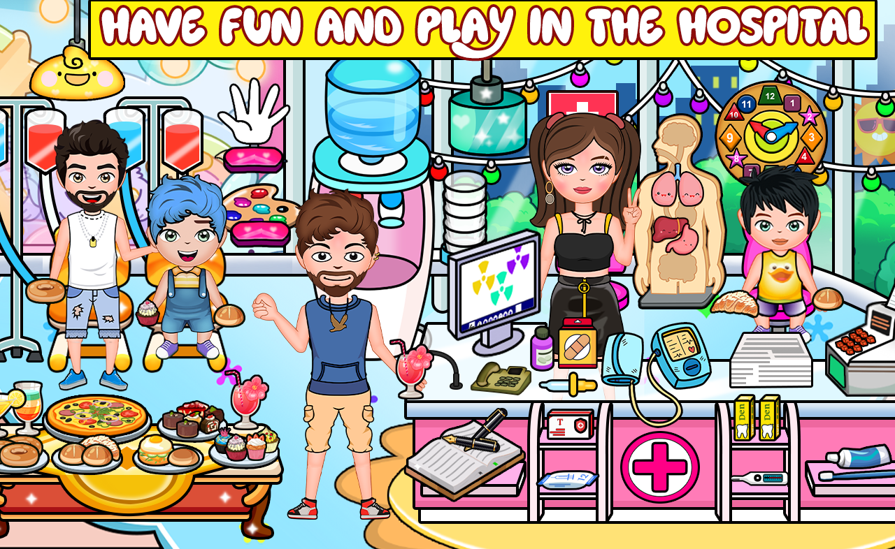 اسکرین شات 6 بازی My Family Town : NewBorn Baby