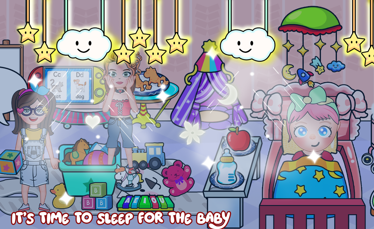 اسکرین شات 7 بازی My Family Town : NewBorn Baby