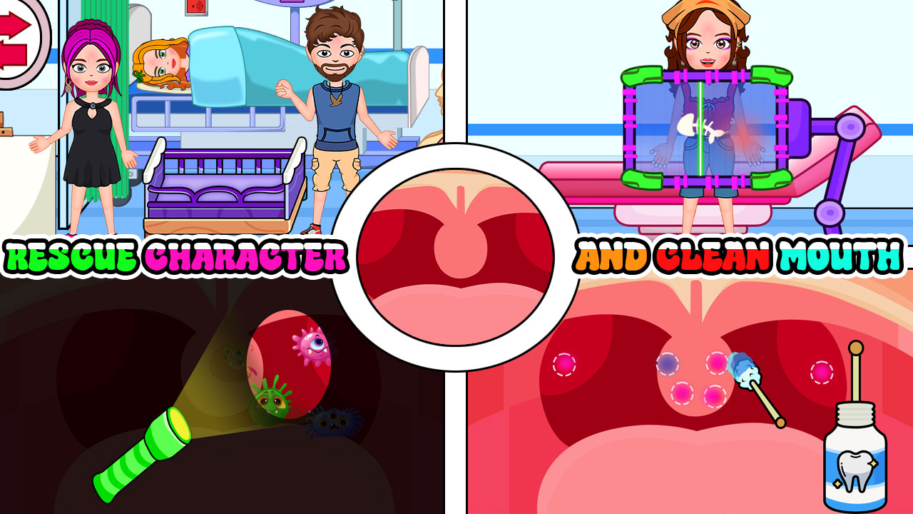 اسکرین شات 3 بازی My Family Town Doctor Hospital