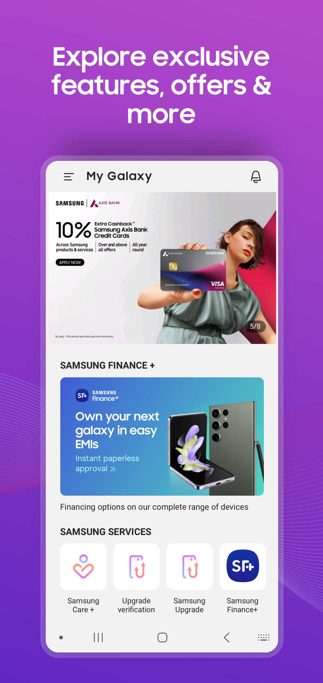 اسکرین شات 2 برنامه My Galaxy