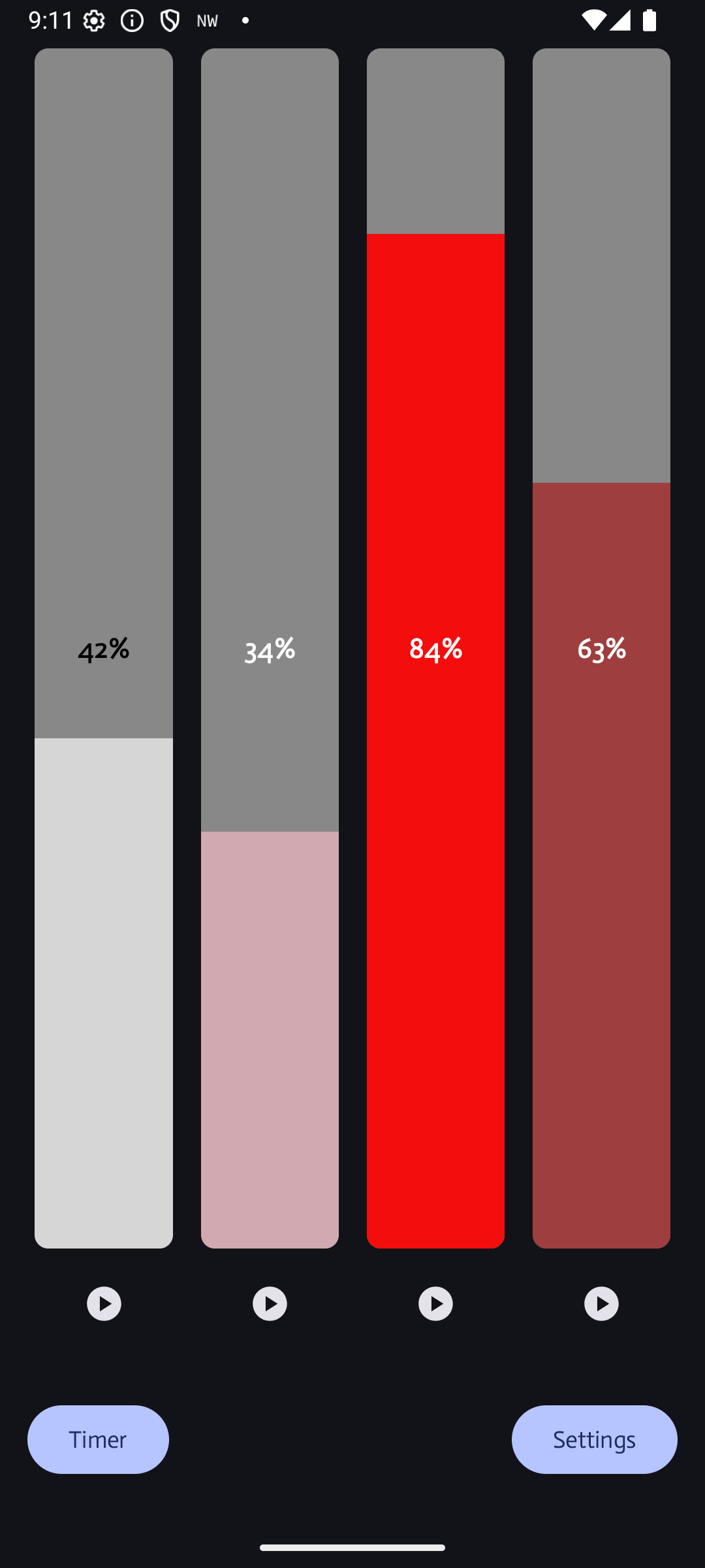 اسکرین شات 1 برنامه Noise Wall - Block Noise