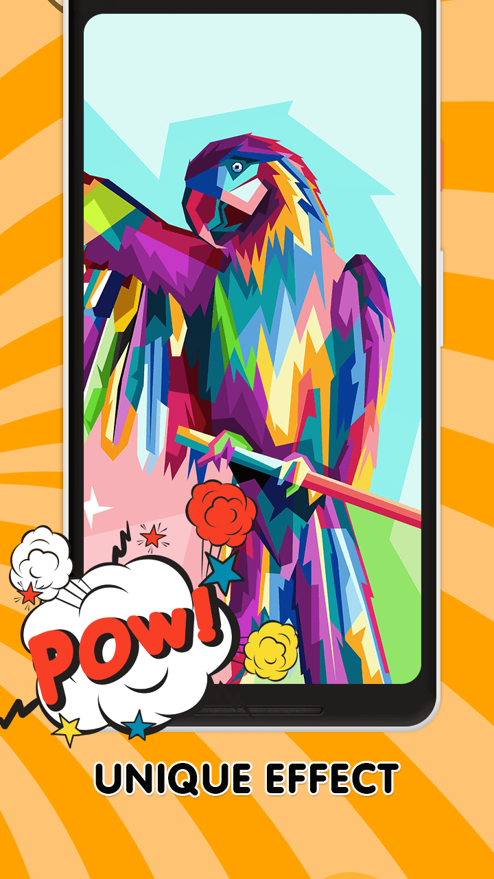 اسکرین شات 5 برنامه Pop Art: Camera Effects Maker