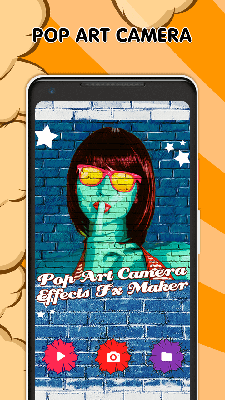 اسکرین شات 1 برنامه Pop Art: Camera Effects Maker