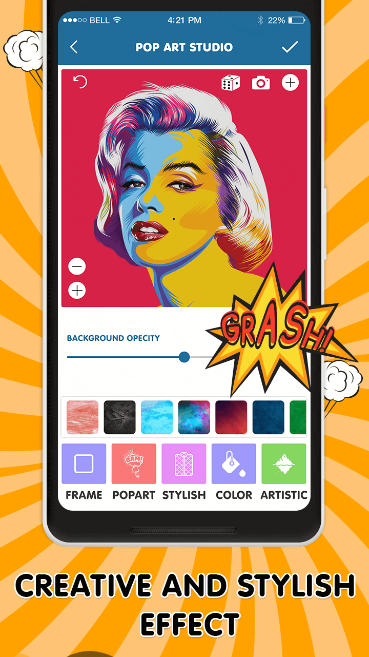 اسکرین شات 4 برنامه Pop Art: Camera Effects Maker
