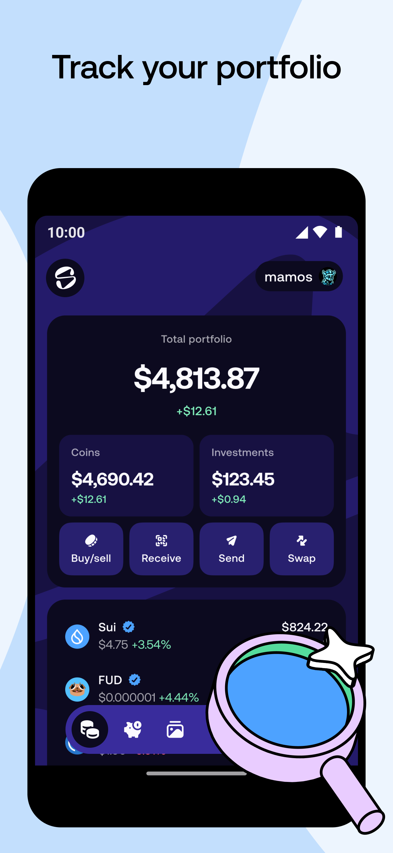 اسکرین شات 5 برنامه Slush — A Sui wallet