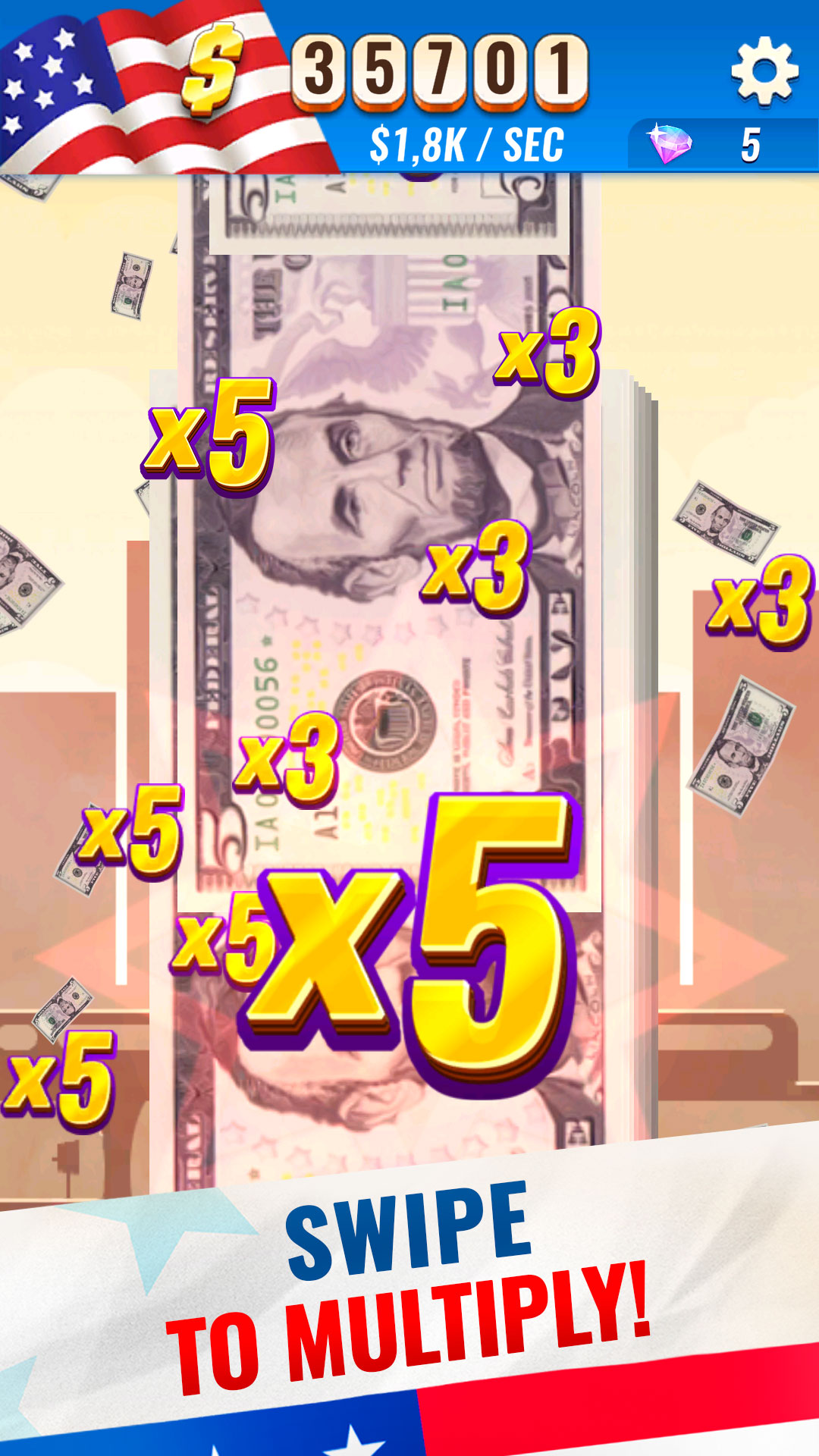 اسکرین شات 2 بازی Trump's Empire: Idle game