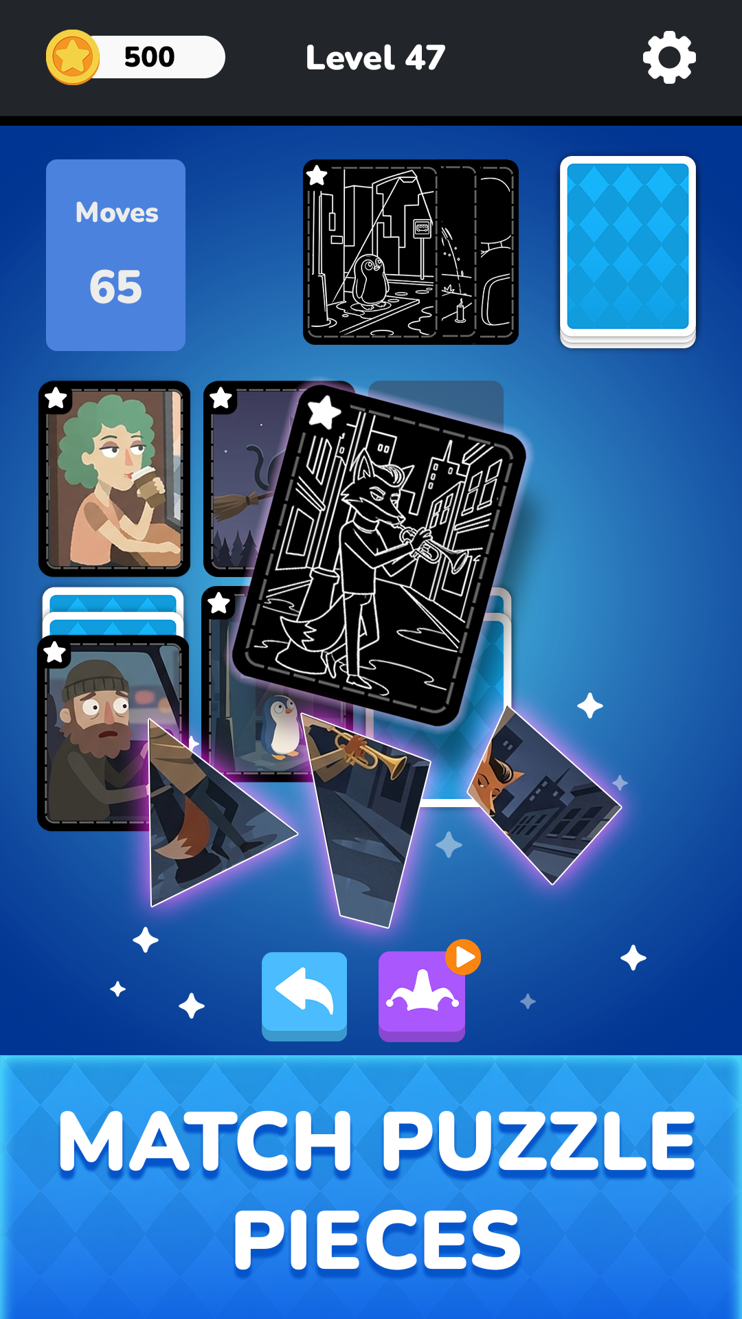 اسکرین شات 1 بازی Solitaire - Puzzle Images