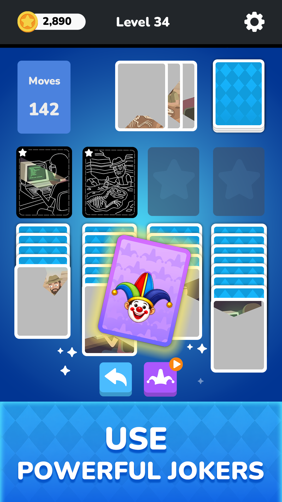 اسکرین شات 4 بازی Solitaire - Puzzle Images