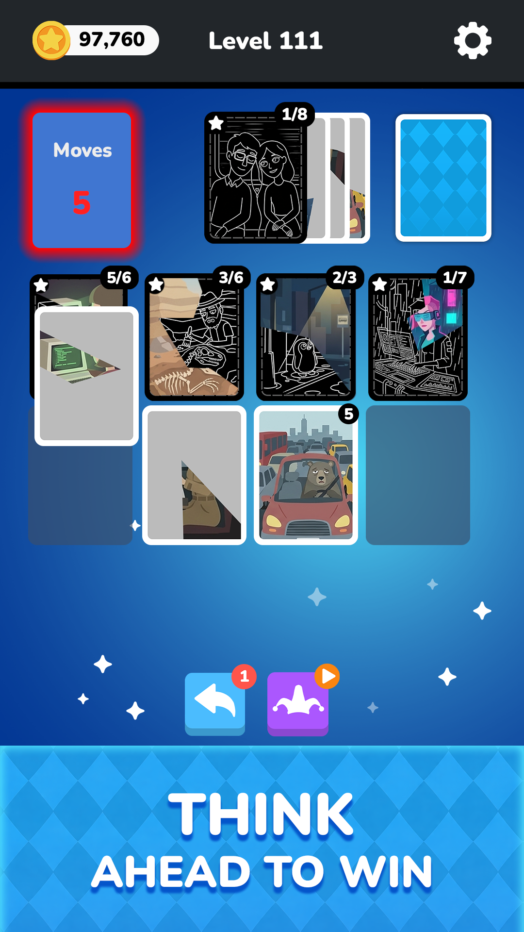 اسکرین شات 5 بازی Solitaire - Puzzle Images