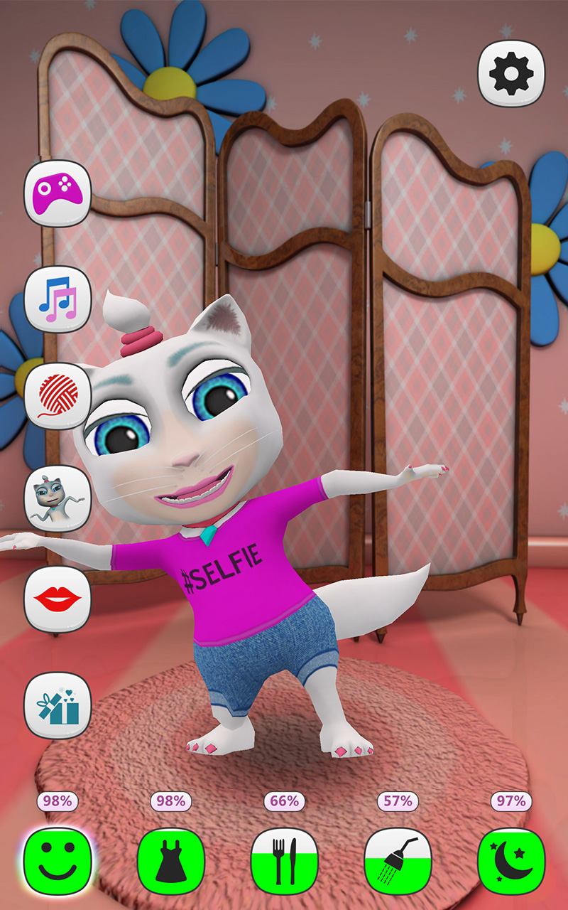 اسکرین شات 6 بازی My Talking Kitty Cat