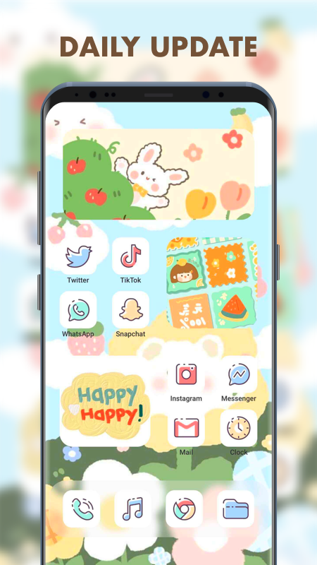 اسکرین شات 1 برنامه MyThemes - App icons, Widgets