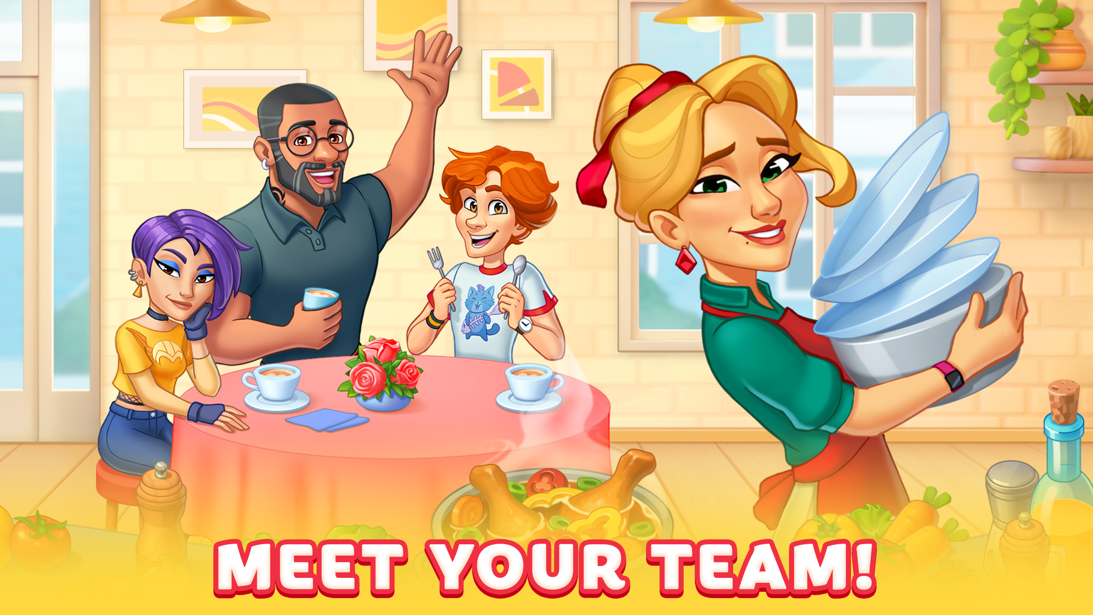 اسکرین شات 3 بازی Chef & Friends: Cooking Game