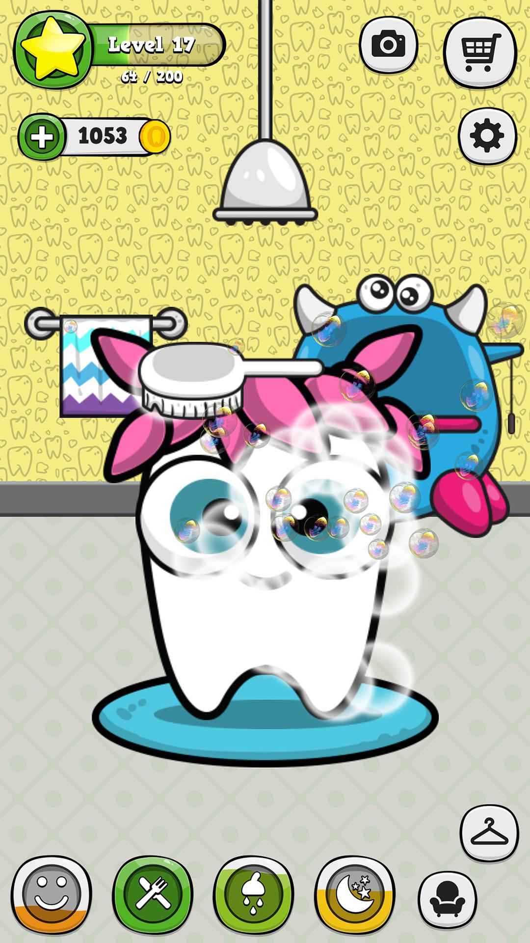 اسکرین شات 2 بازی My Virtual Tooth - Virtual Pet