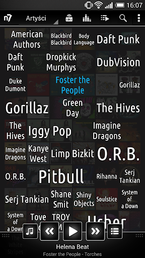 اسکرین شات 1 برنامه n7player Skin - Classic 1.0