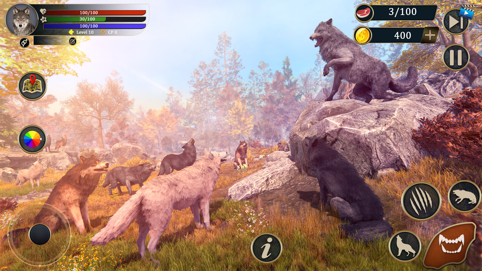 اسکرین شات 3 بازی The Wild Wolf Life Simulator