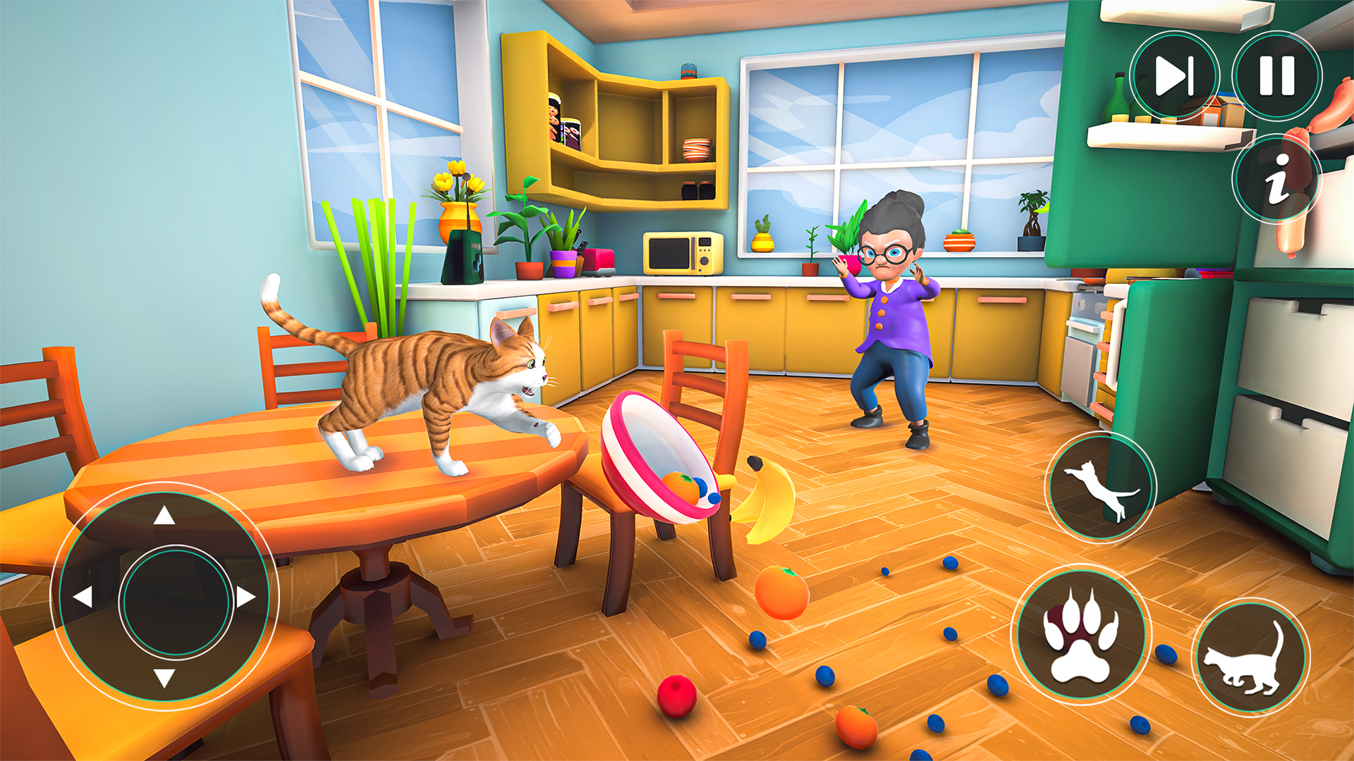 اسکرین شات 2 بازی Naughty Bad Cat Vs Granny Game