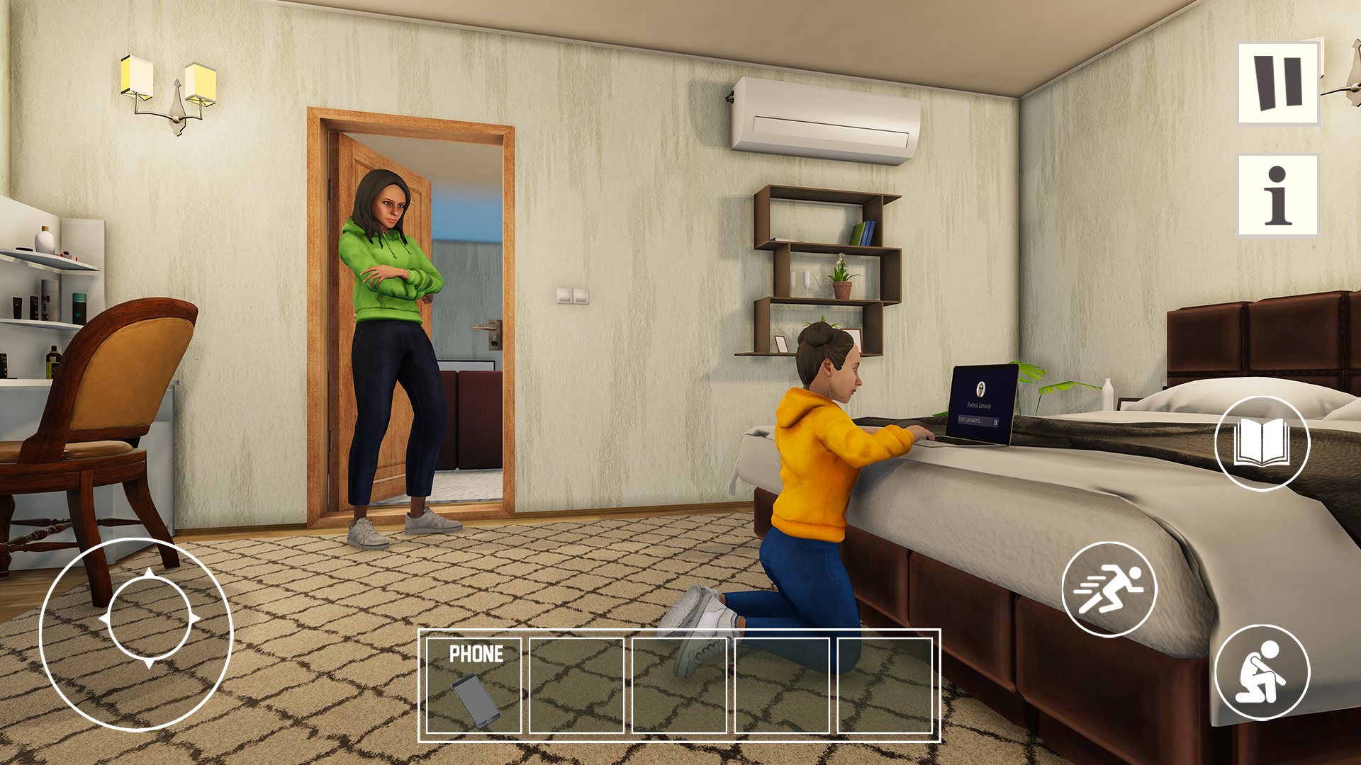 اسکرین شات 3 بازی Schoolgirl Stealth Runaway Sim