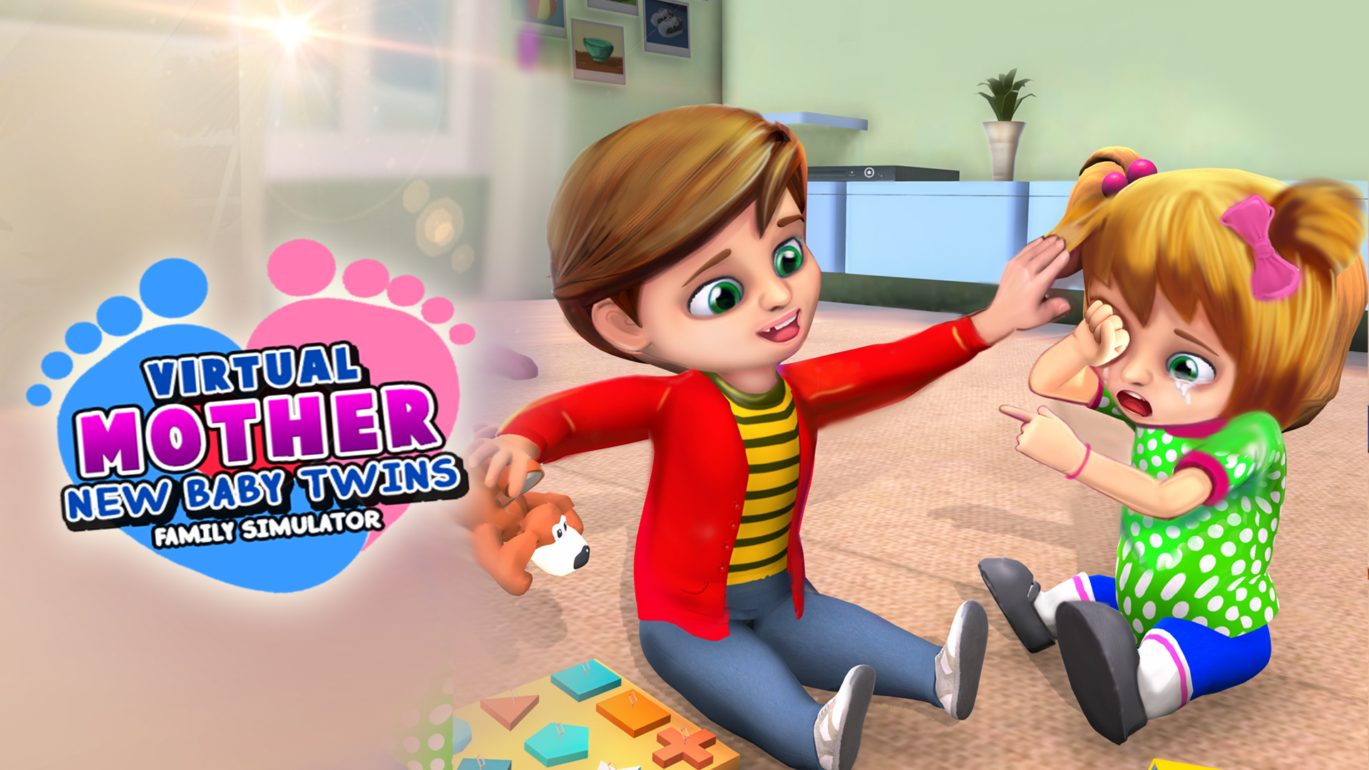 اسکرین شات 2 بازی Virtual Mother Twins Baby