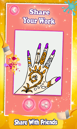 اسکرین شات 8 برنامه Fashion Nail Coloring Pages For Girls