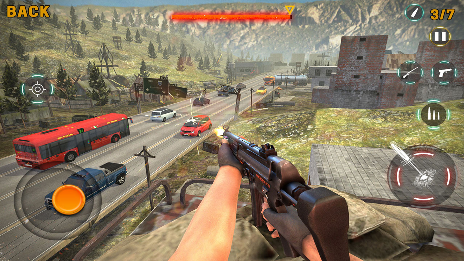 اسکرین شات 1 بازی Sniper Shot Gun Shooting Games