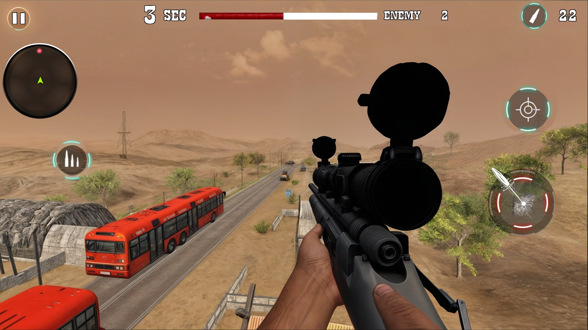 اسکرین شات 4 بازی Sniper Shot Gun Shooting Games