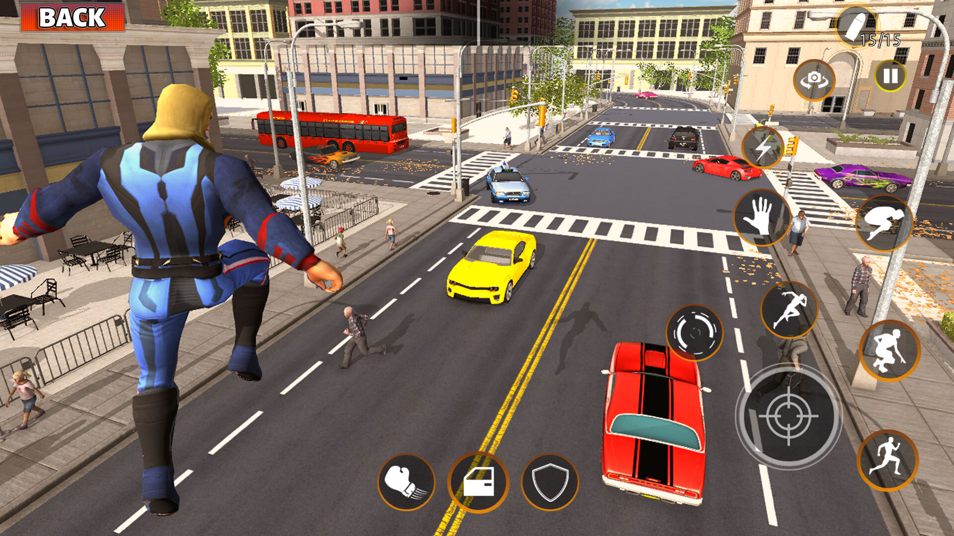 اسکرین شات 1 بازی Gangster Target Superhero Game