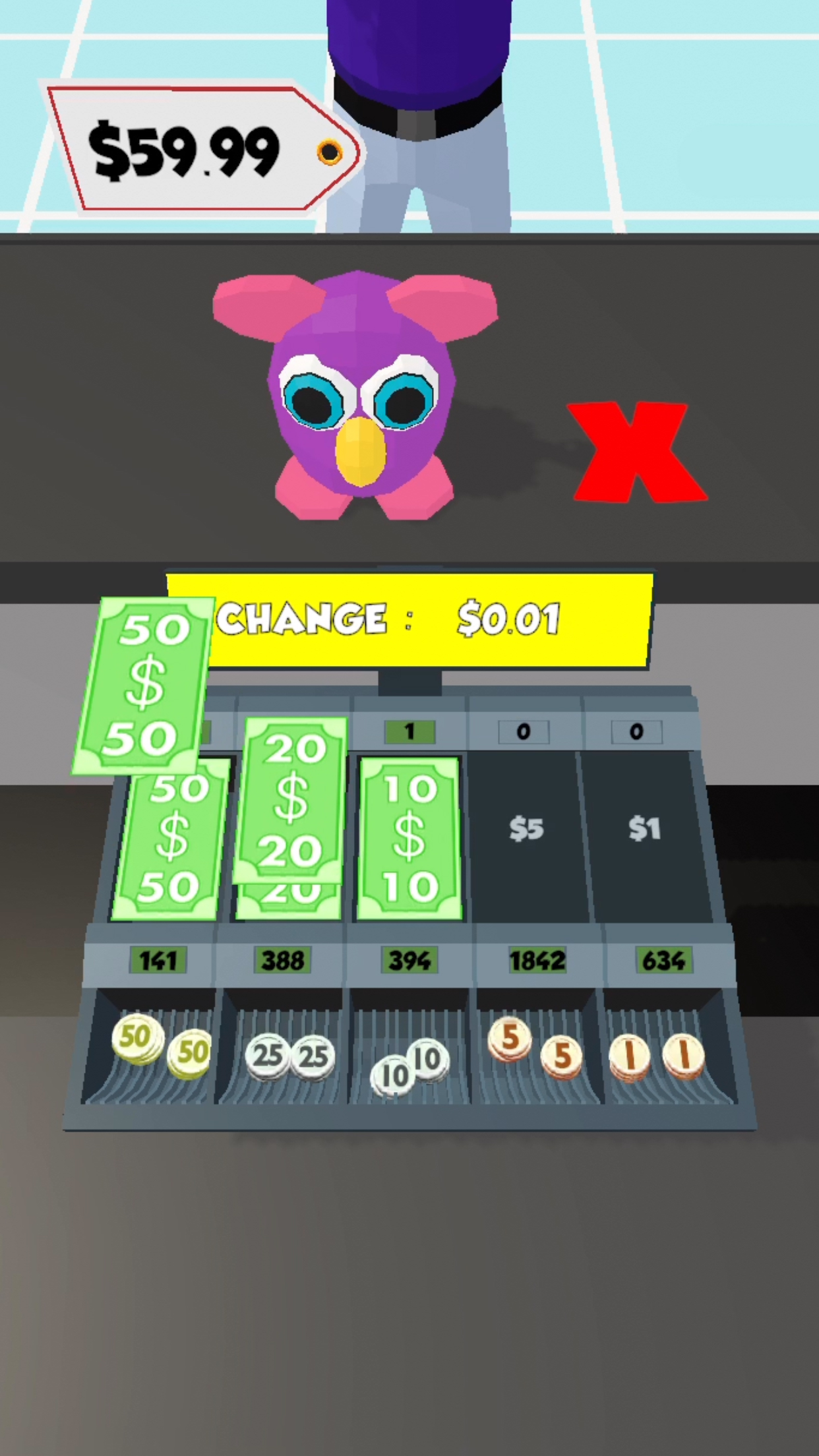 اسکرین شات 3 بازی Cashier 3D