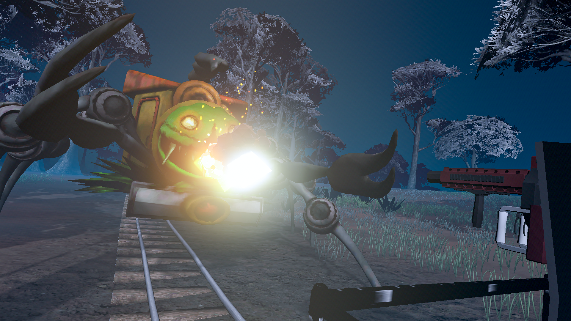 اسکرین شات 1 بازی Horror Monster Train Escape 3D