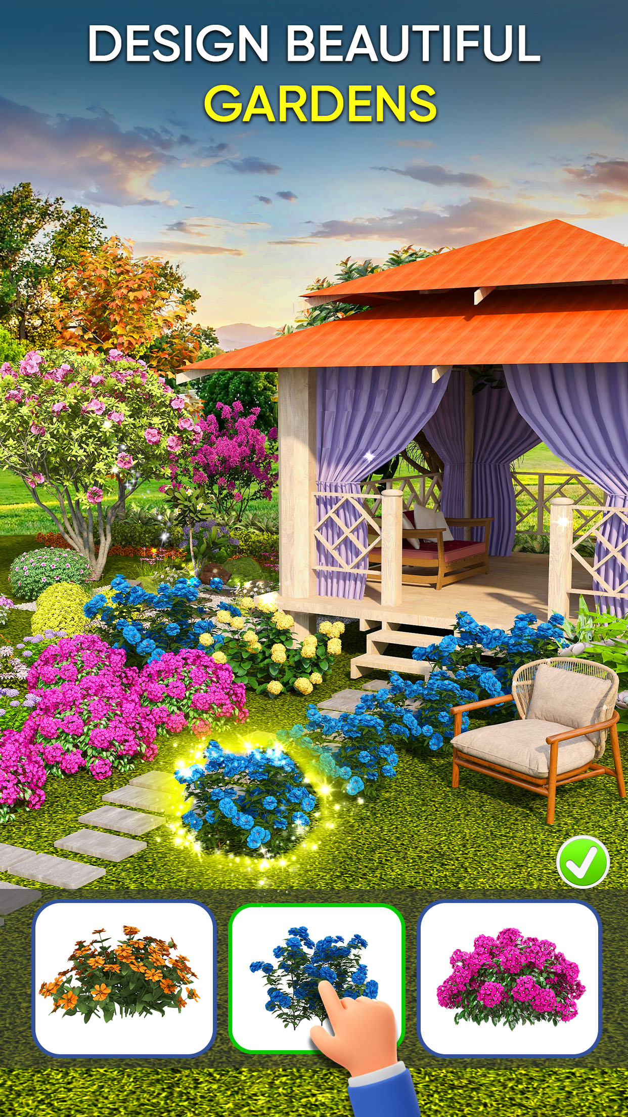 اسکرین شات 1 بازی Garden & Home: Design Game
