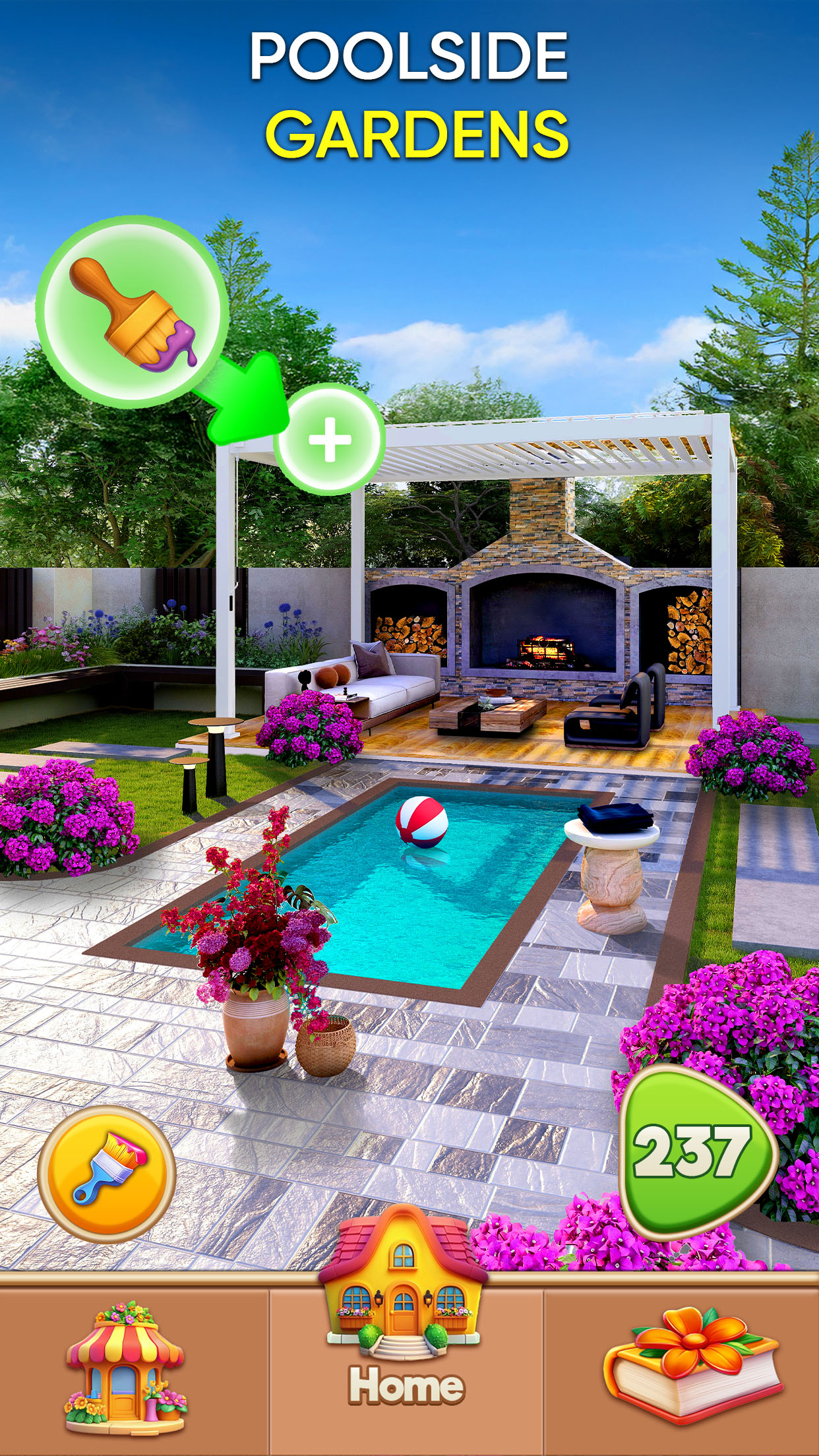 اسکرین شات 5 بازی Garden & Home: Design Game