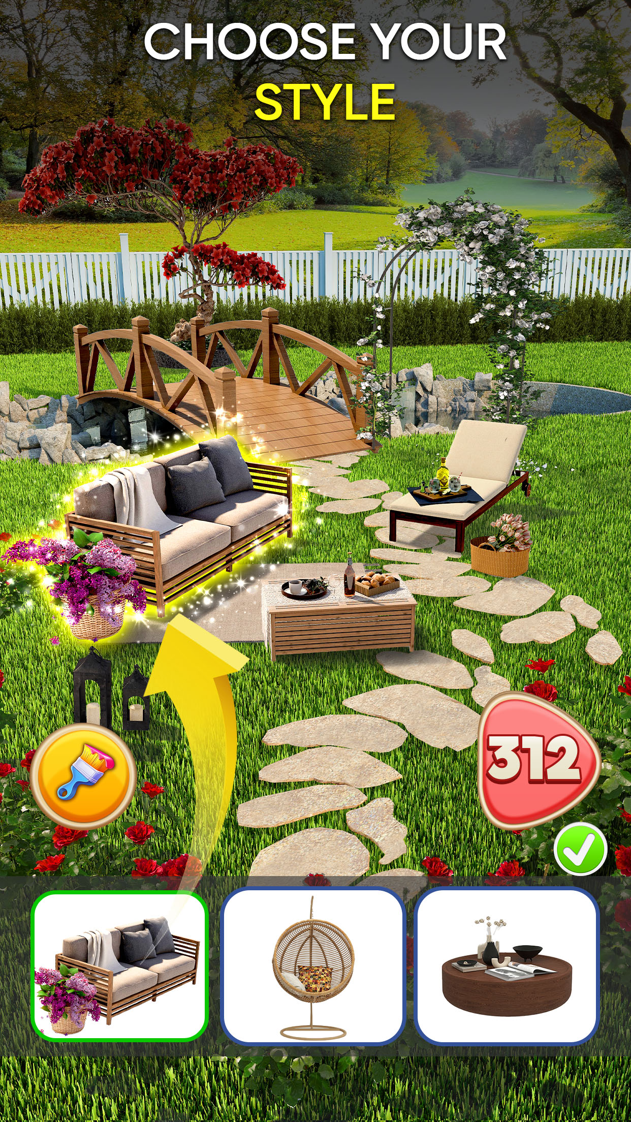 اسکرین شات 8 بازی Garden & Home: Design Game