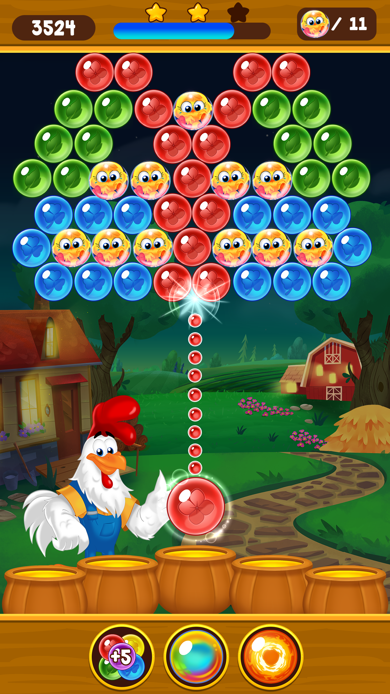 اسکرین شات 1 بازی Farm Bubbles - Bubble Shooter