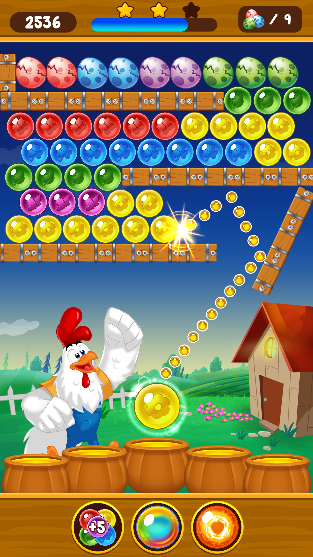 اسکرین شات 3 بازی Farm Bubbles - Bubble Shooter
