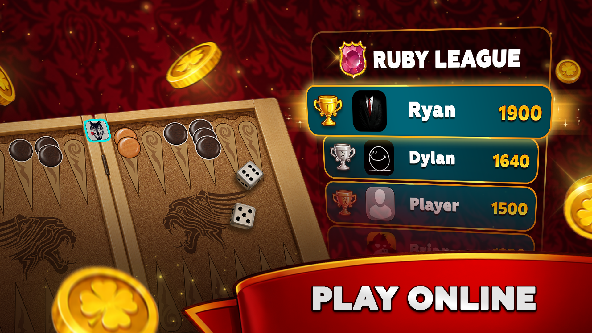 اسکرین شات 3 بازی Backgammon online and offline
