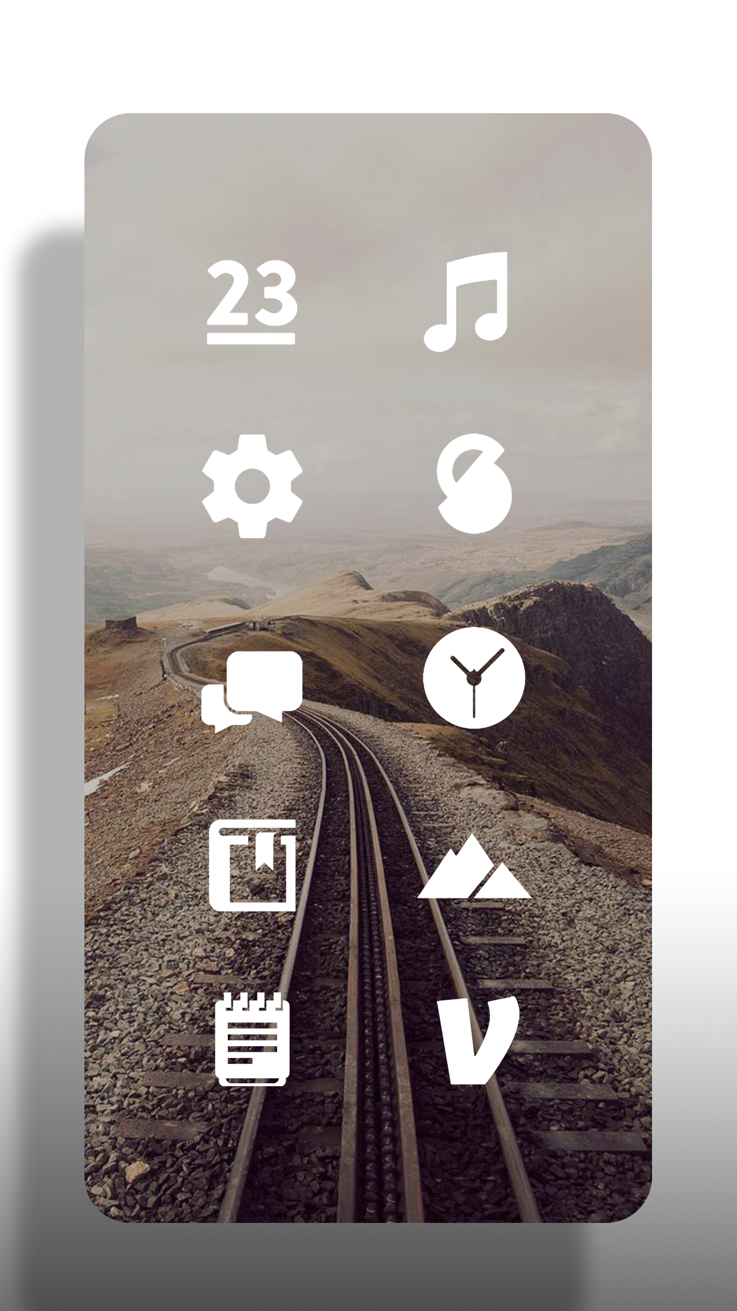 اسکرین شات 5 برنامه Flight Lite - Minimalist Icons