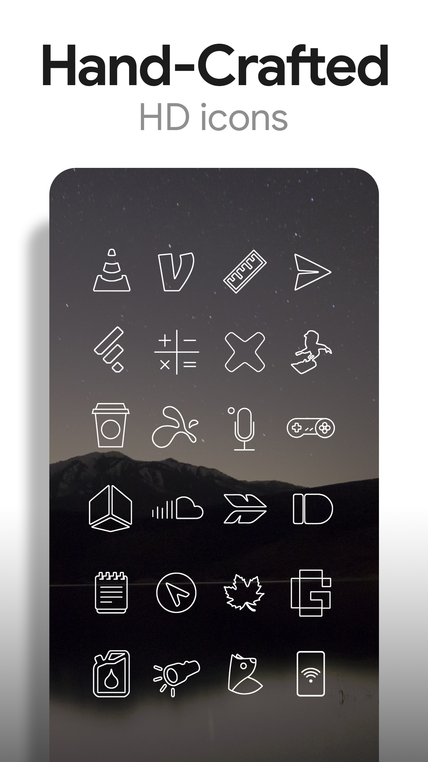 اسکرین شات 3 برنامه Lines - Minimalist Icon Pack