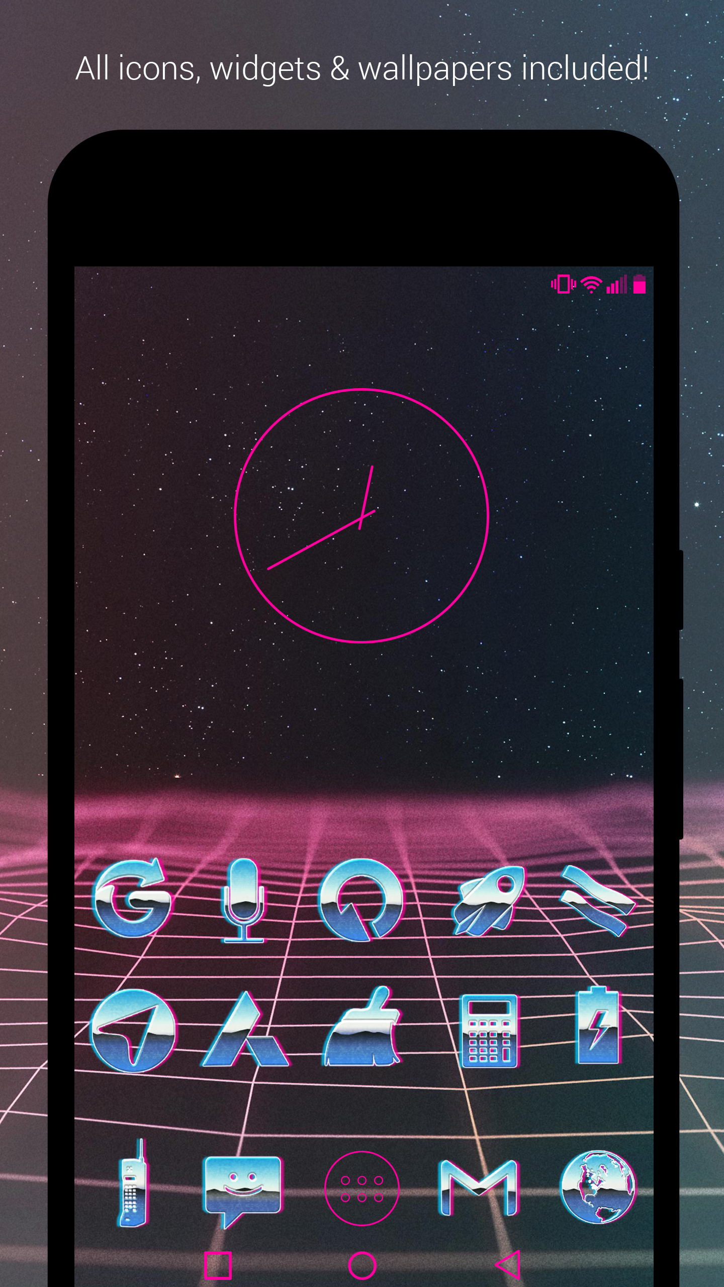 اسکرین شات 1 برنامه Rad Pack - 80's Theme