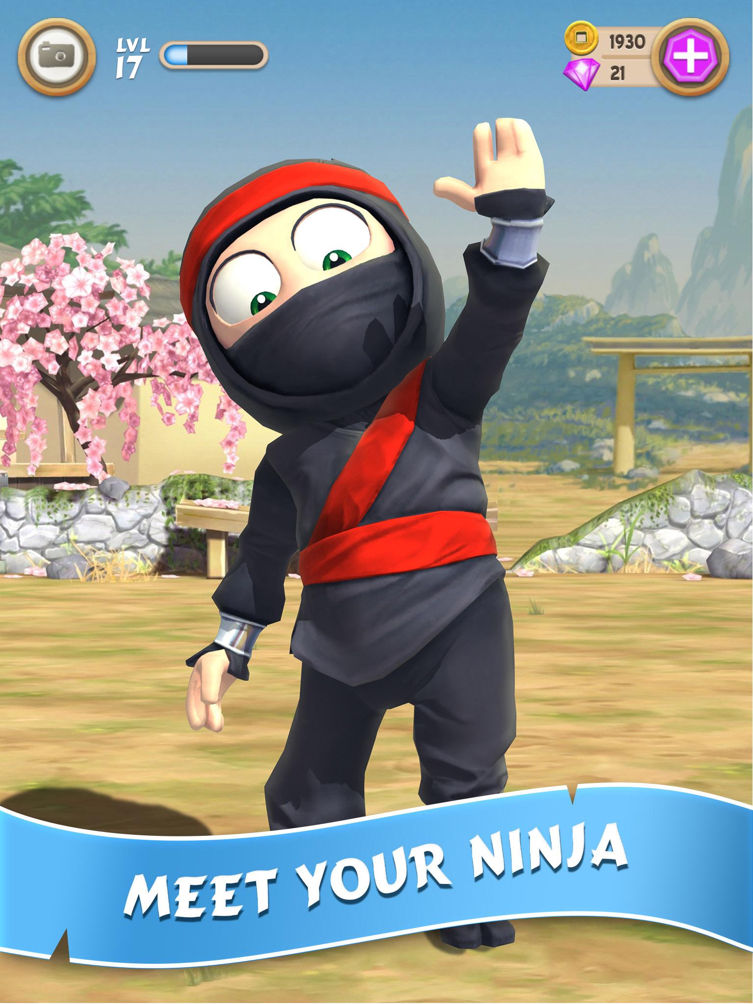 اسکرین شات 1 بازی Clumsy Ninja