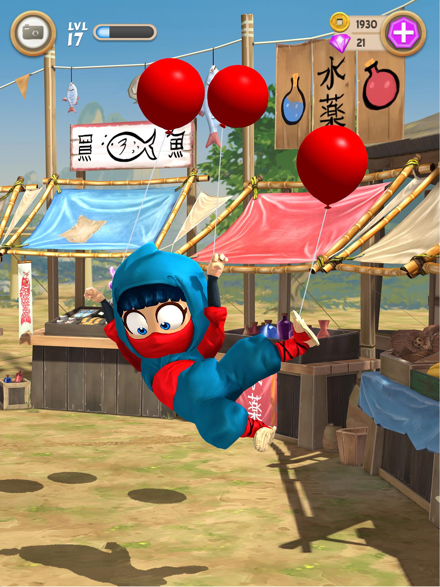 اسکرین شات 3 بازی Clumsy Ninja